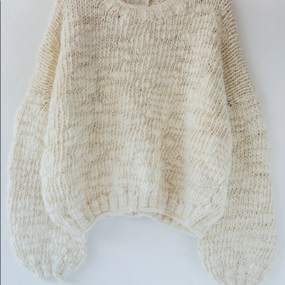 Kinua Sweater Organic Merino Wool handknit